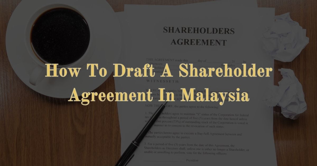 You are currently viewing How To Draft A Shareholder Agreement