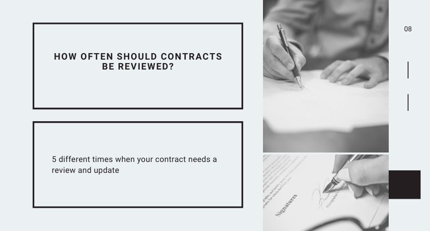Read more about the article Contract Review: How Often Should You Check It?