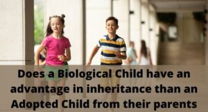 Read more about the article Does a Biological Child have an advantage in inheritance than an Adopted Child from their parents
