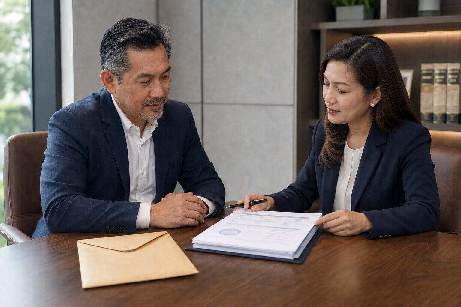 Malaysian client and lawyer